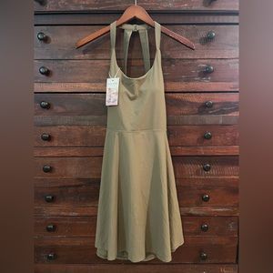 NWT Halara U Neck Backless